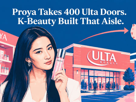 Proya Takes 400 Ulta Doors. K-Beauty Built That Aisle.