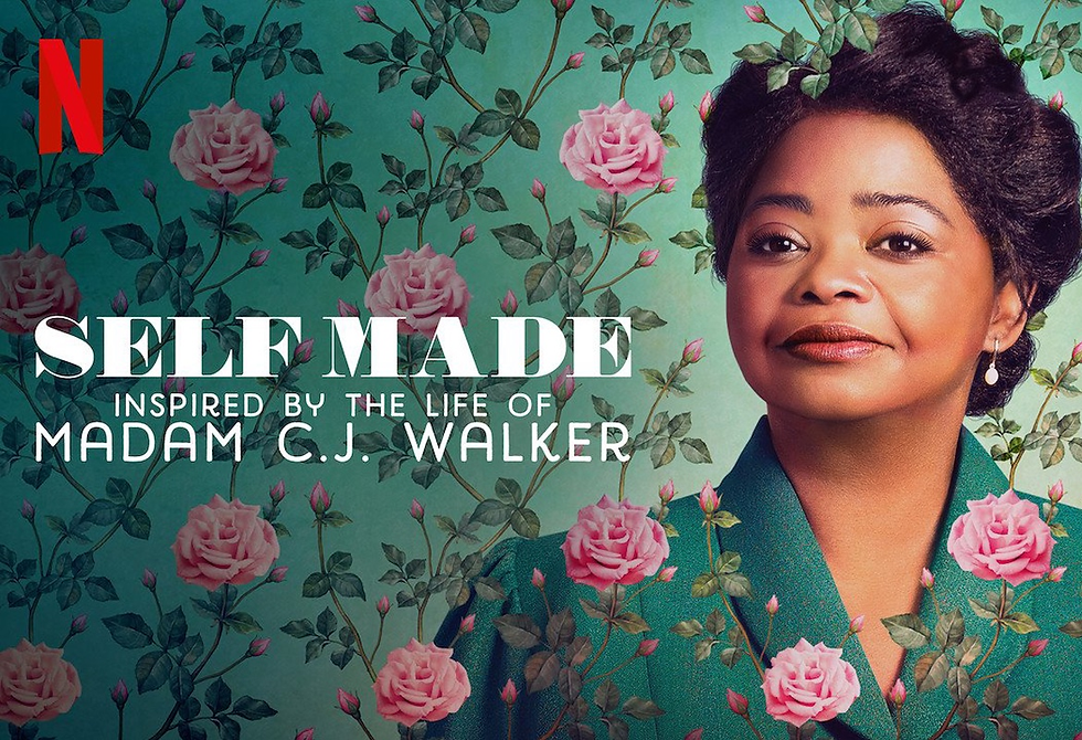Caption: Poster for the Netflix original series "Self Made: Inspired by the Life of Madam C.J. Walker."