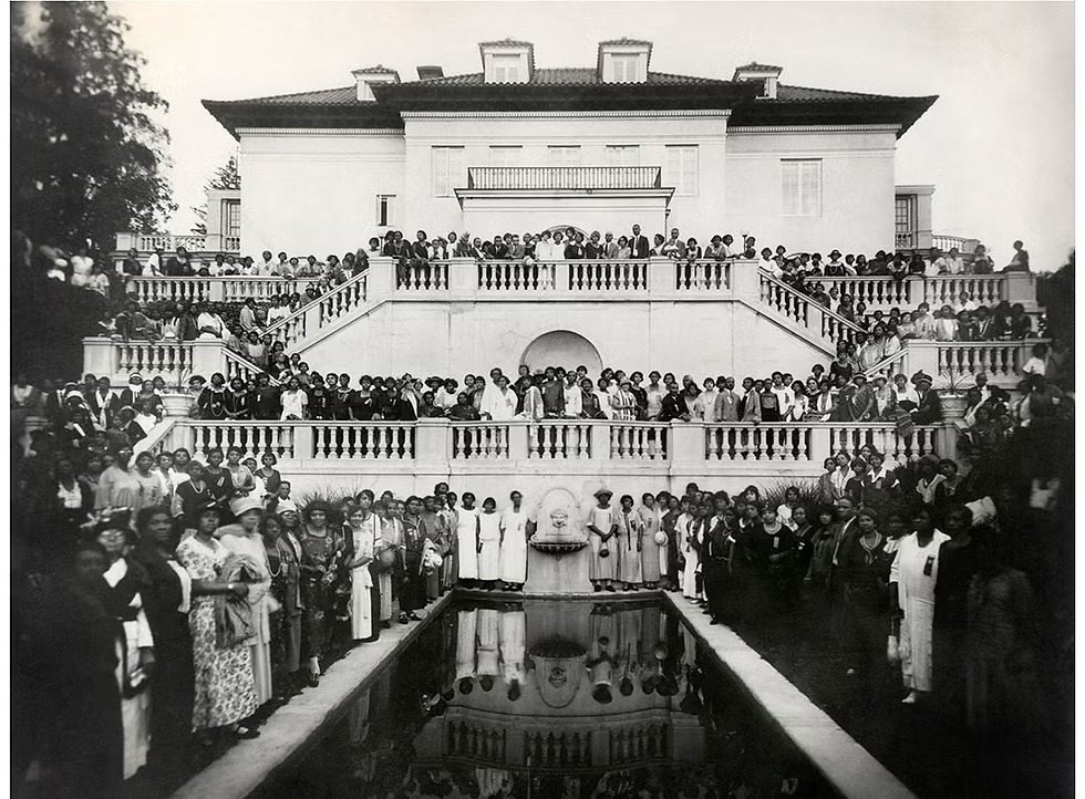 Caption: Villa Lewaro, Madam C.J. Walker's estate in Irvington, New York.