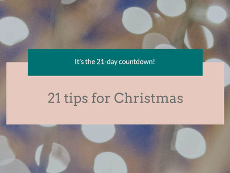 21 tips for the 21-day Christmas countdown