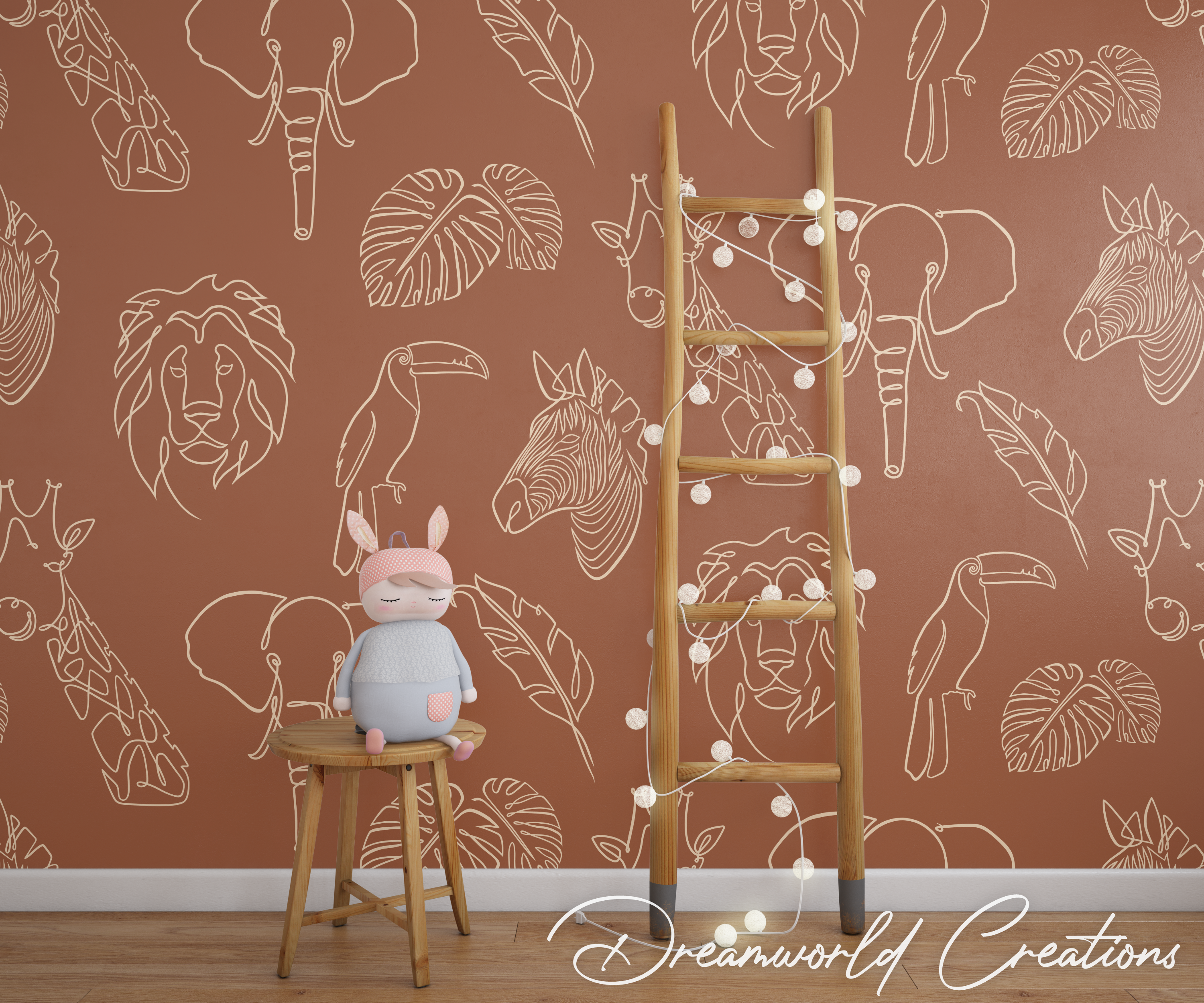 Afrika dieren behang