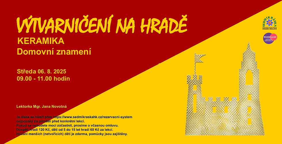 Výtvarničení na Hradě: Keramika – Domovní znamení