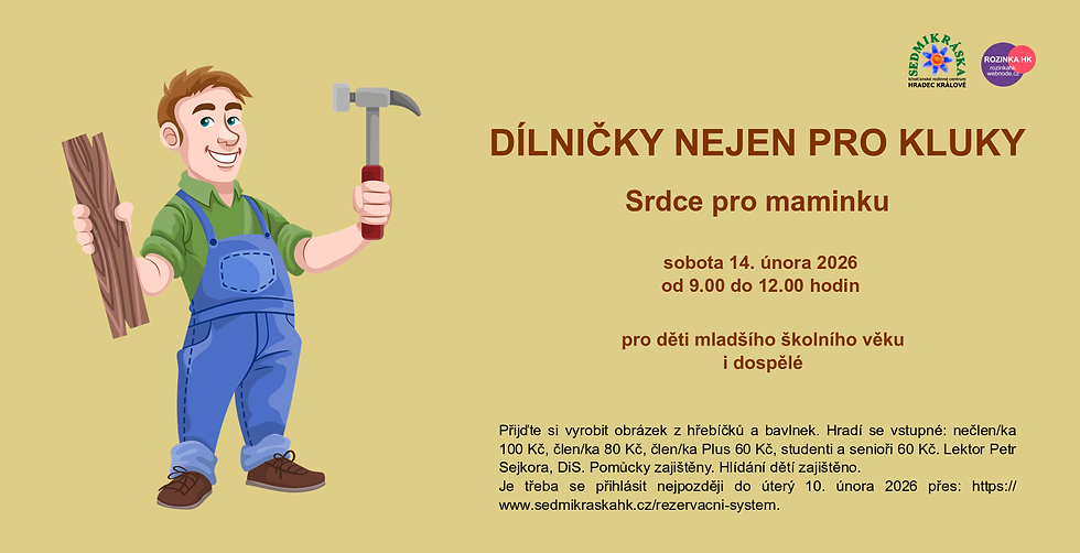 Dílničky nejen pro kluky: Srdce pro maminku