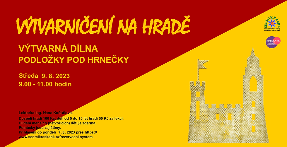 Výtvarničení na Hradě: Keramika – Podložky pod hrnečky – upcyklace obkladových dlaždiček