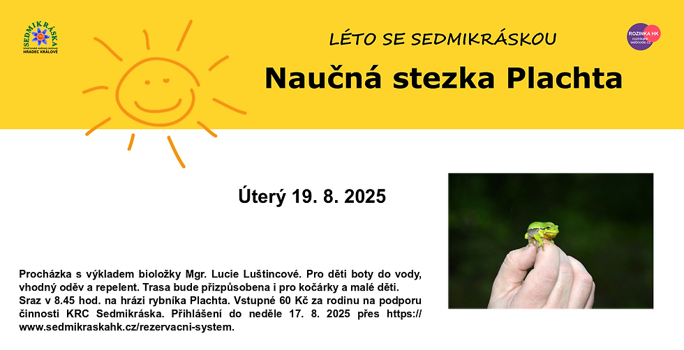 Léto se Sedmikráskou: Naučná stezka Plachta