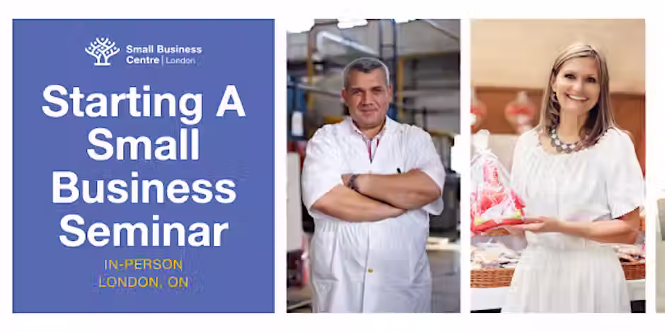 Starting A Small Business Seminar - August 26th, 2025