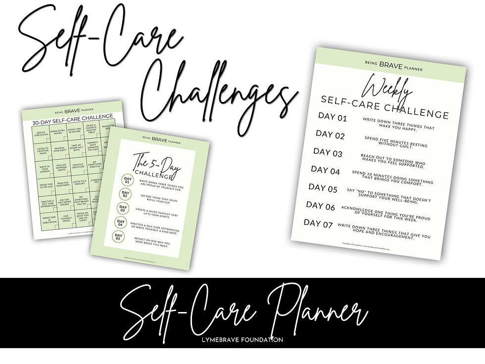 Thumbnail: Being Brave - Self-Care Planner