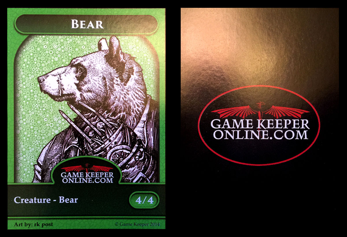 Gamekeeper GP Ottawa Bear Token