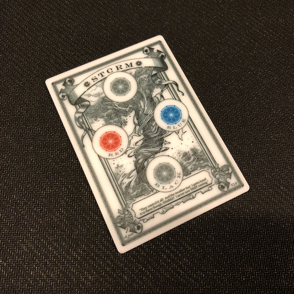 APT022 Full Storm 1 Acrylic Printed Token