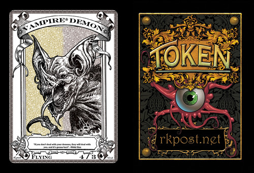 T1115 Classic Vampire Demon 1 Token | rkpost