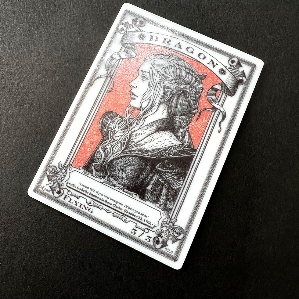 APT110 Dragon 12 Acrylic Printed Token