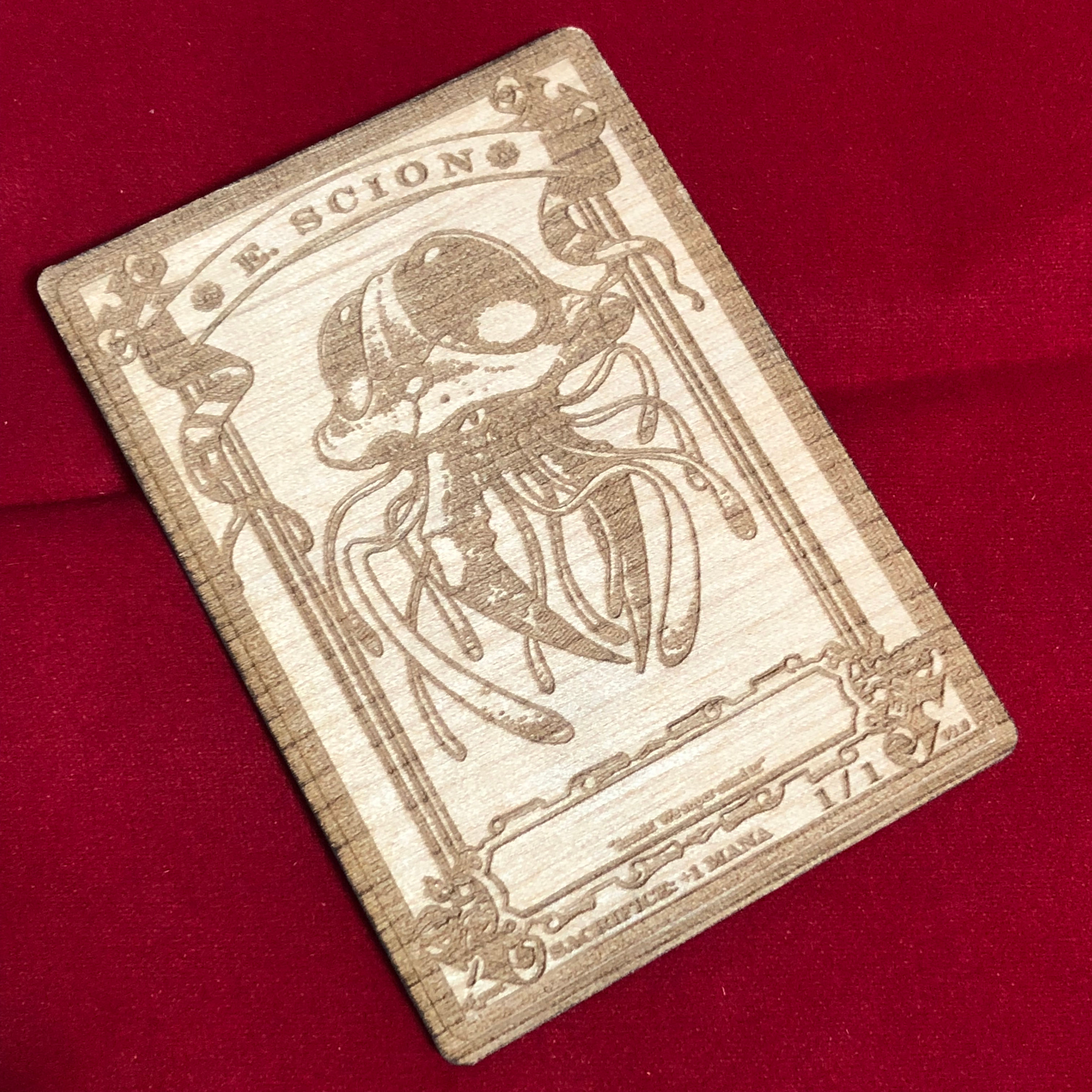 WT075 Scion 9 Wood Token