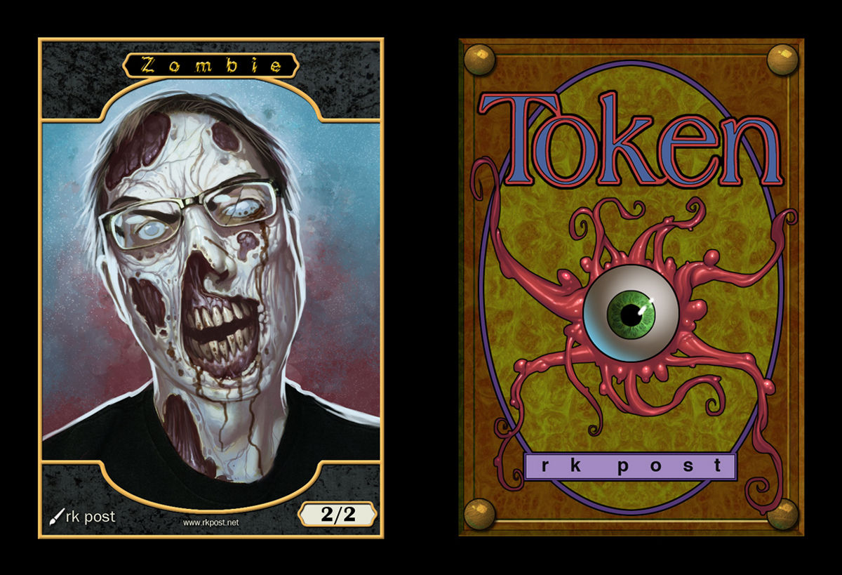 T101 Full Color Angry "Me" Zombie 1 Token