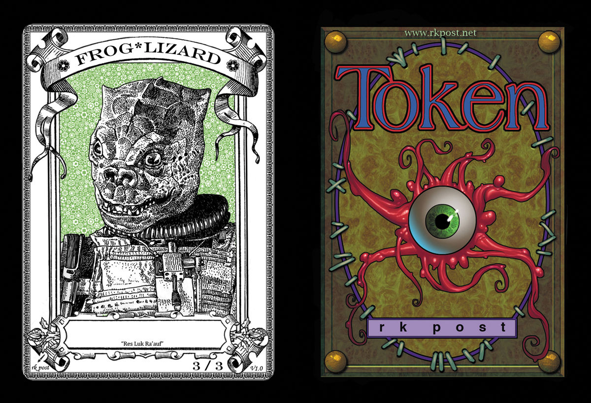 T344 Classic Frog Lizard 1 Token