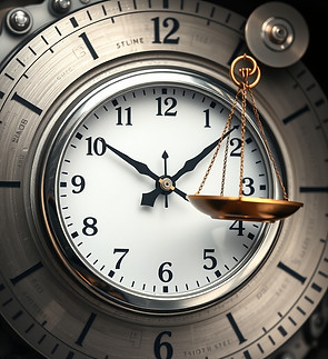 a clock face showing time and direction as well as positive emotions incorporate a mechani