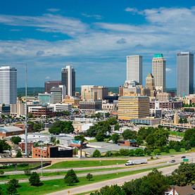 Tulsa City. Marketing area for trade companies.