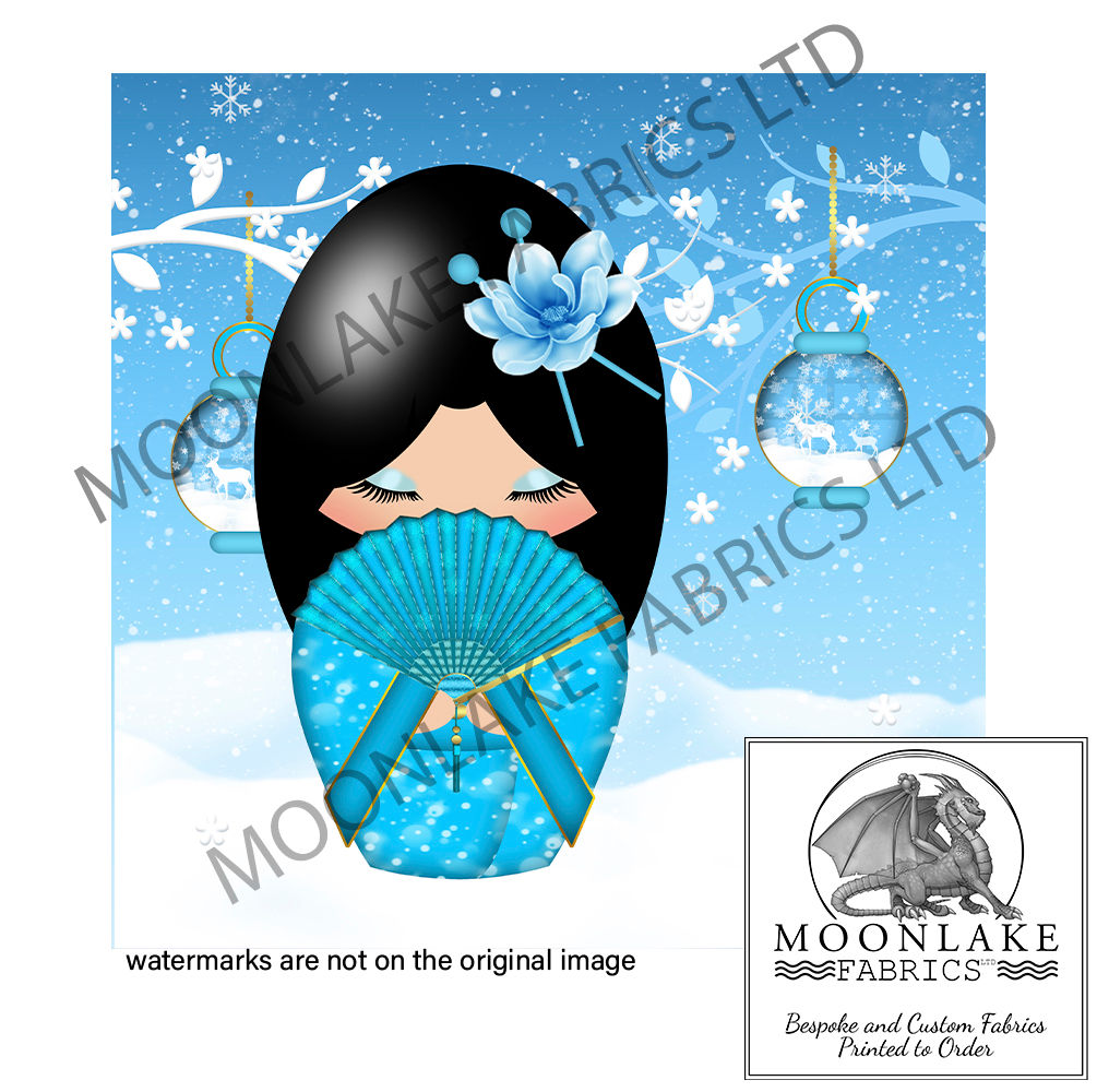 Kokeshi Winter Elegance