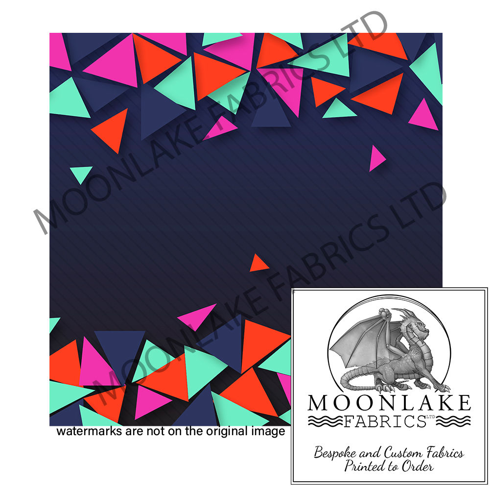 Abstract Navy Diamond