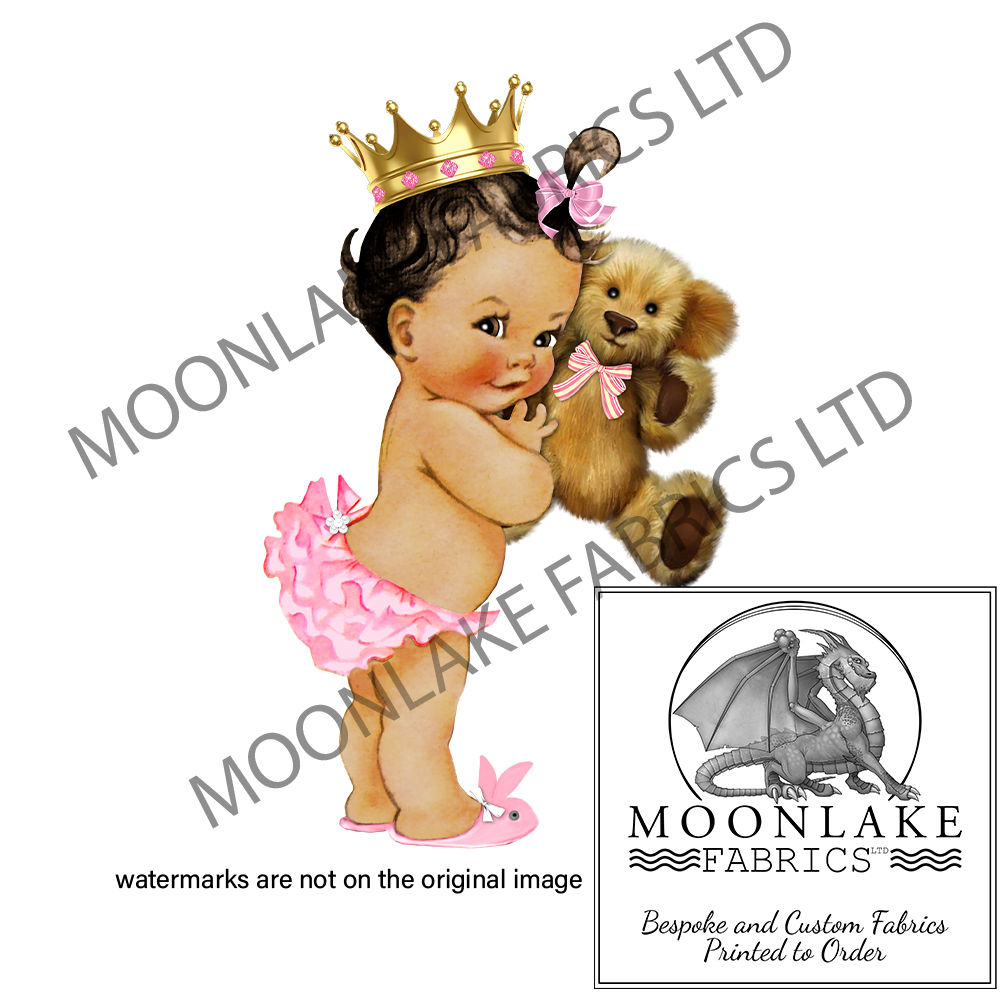 Vintage Princess with Teddy Bear