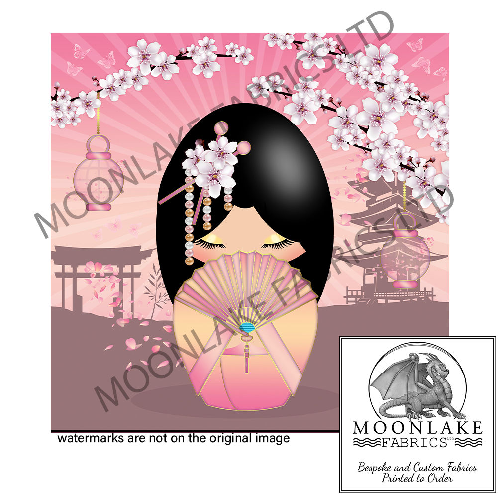 Kokeshi Pink Blend and Pagoda