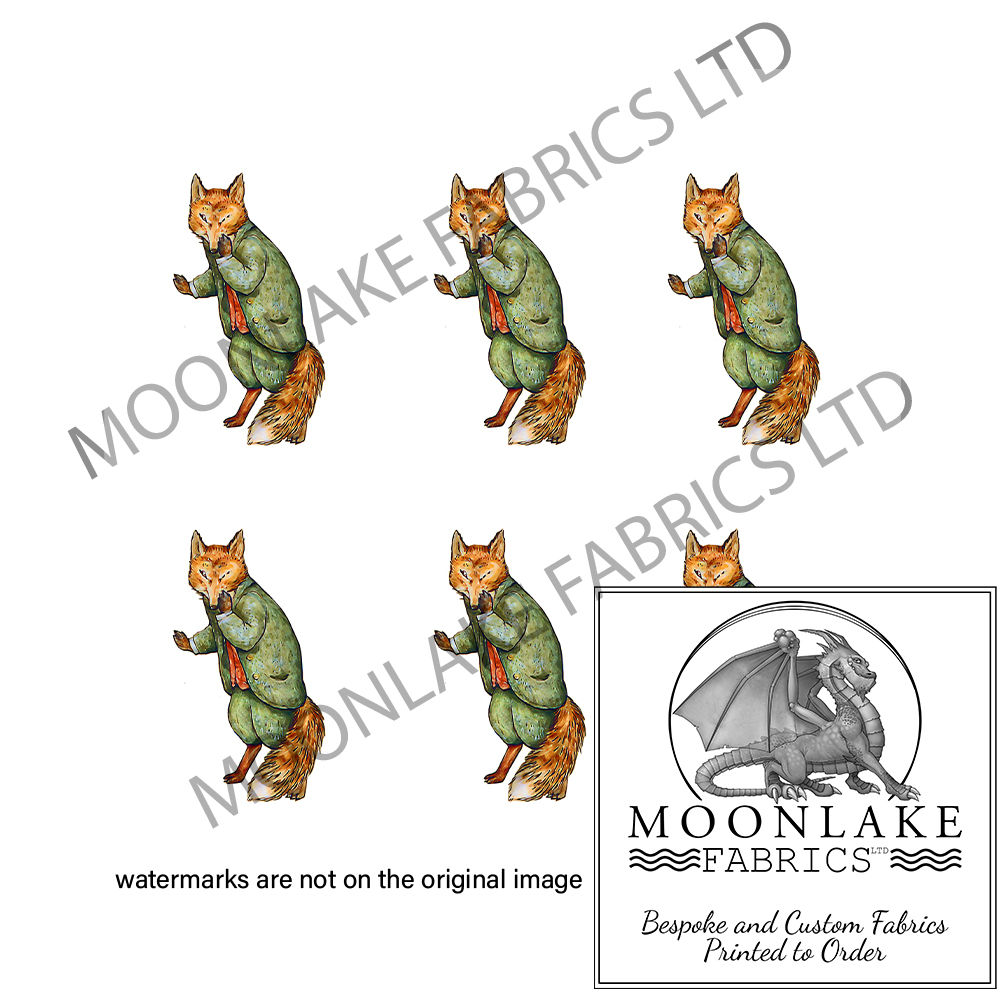 6 Little Tod Foxes on a 12x12 inch Panel