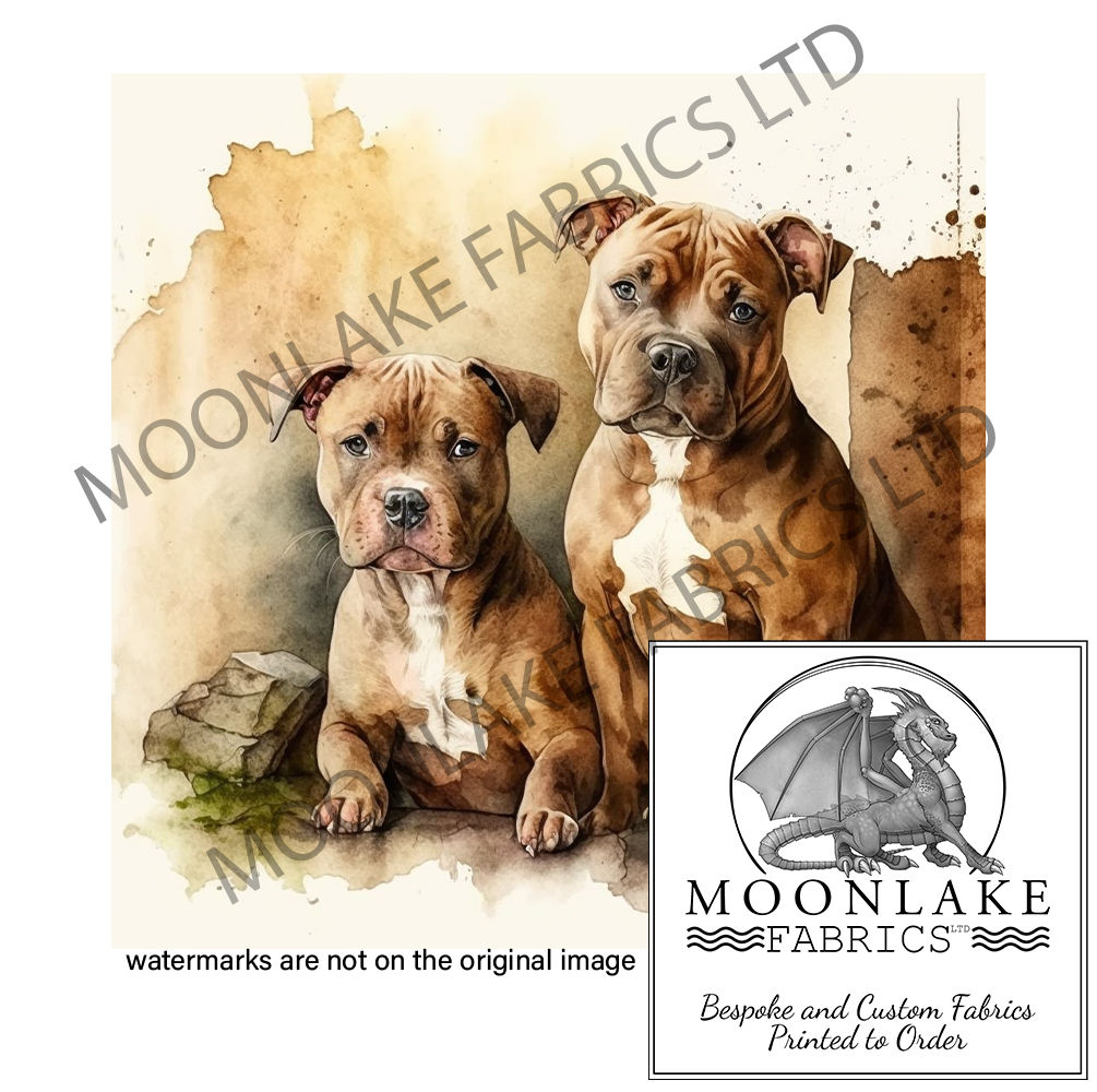 Staffordshire Bull Terrier Dogs Grunge