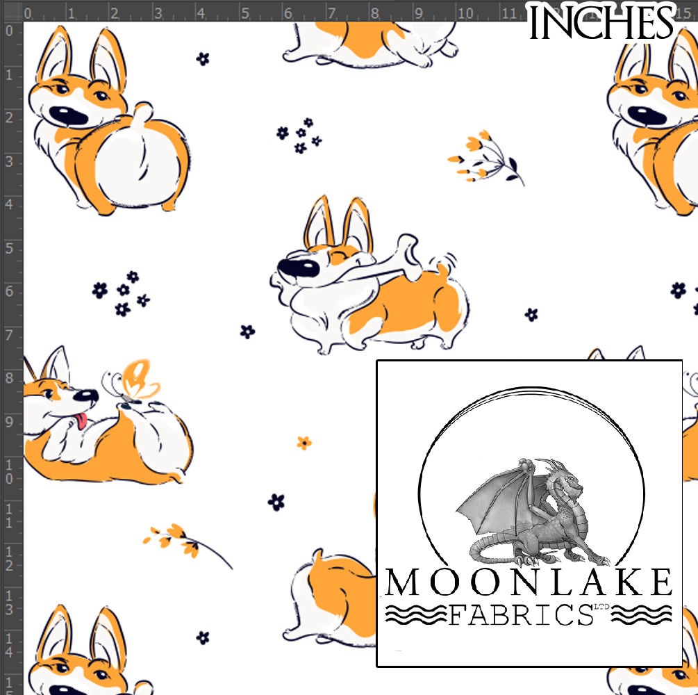 Corgi Dogs Fuzzy Butts