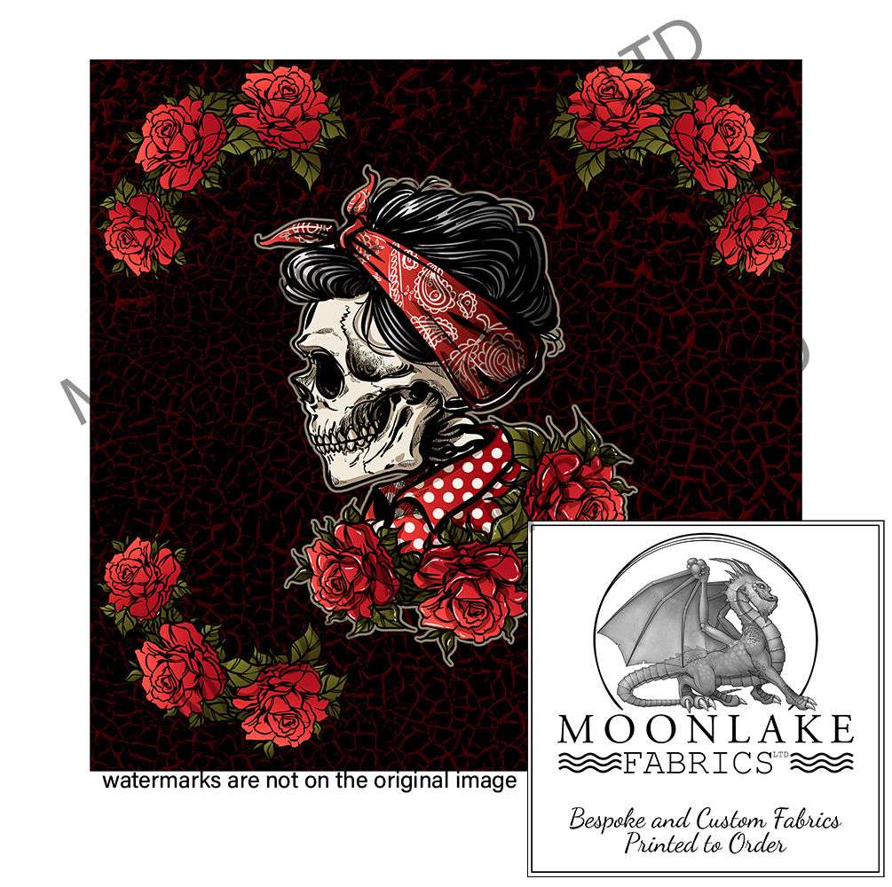 Skull and Head Scarf