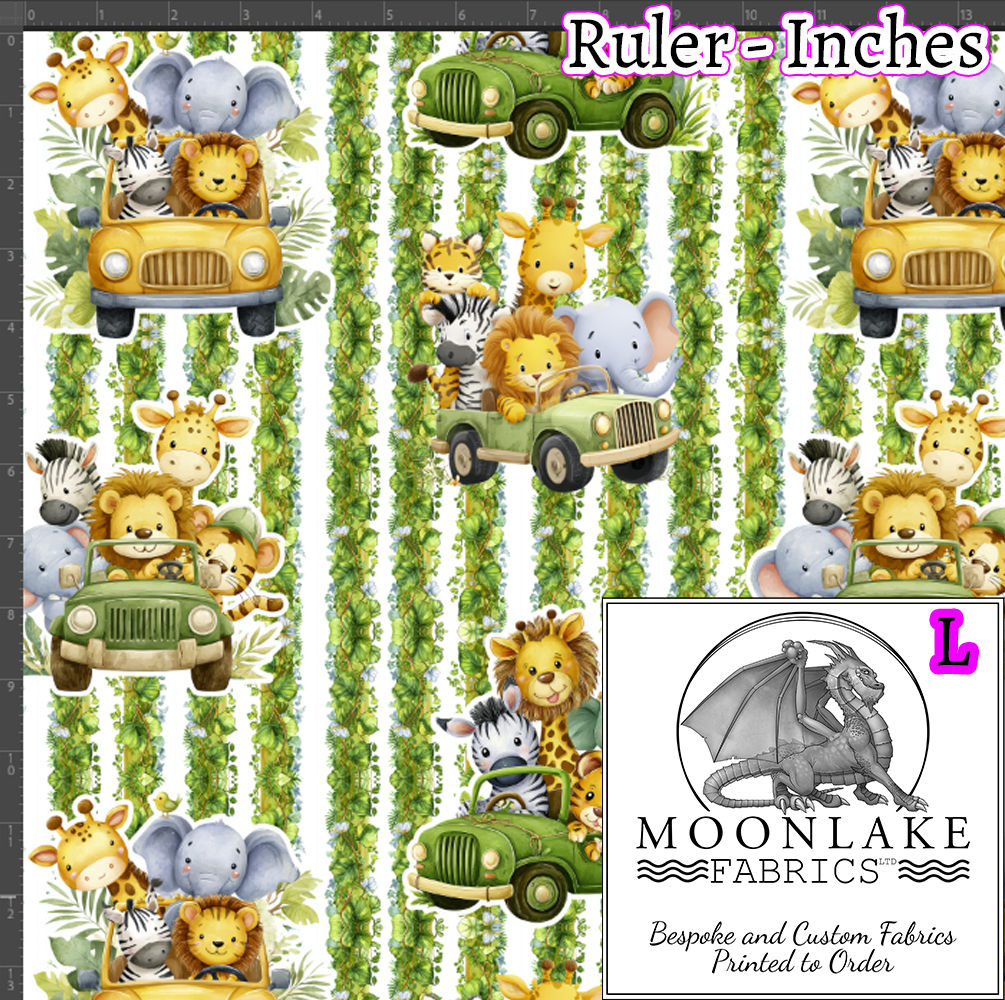 On Safari Jungle Animals Large