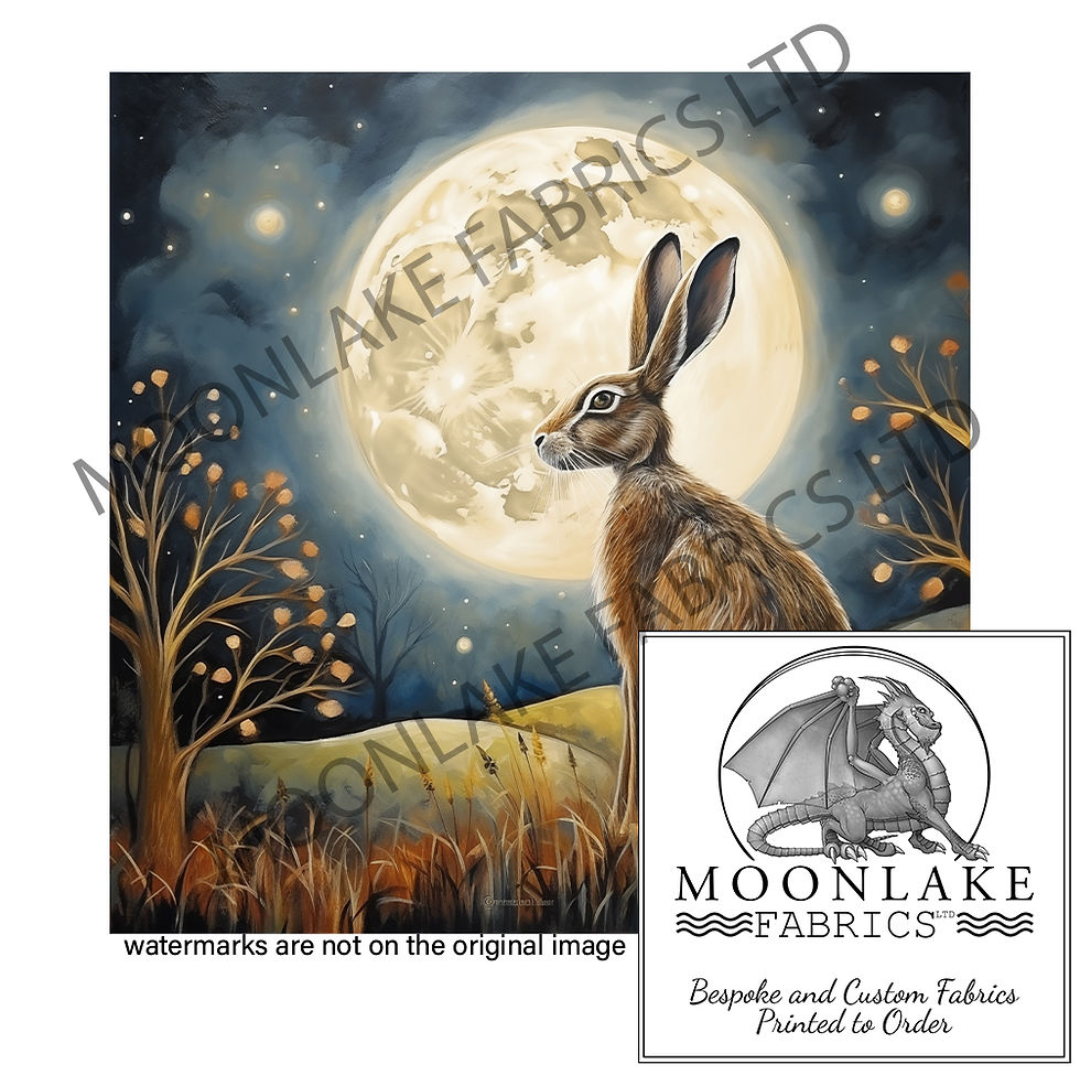 Rabbits and Hare Panels | Moonlake Fabrics Ltd