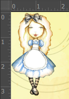 Thumbnail: Alice Wonderland Ditsy Purple Blends