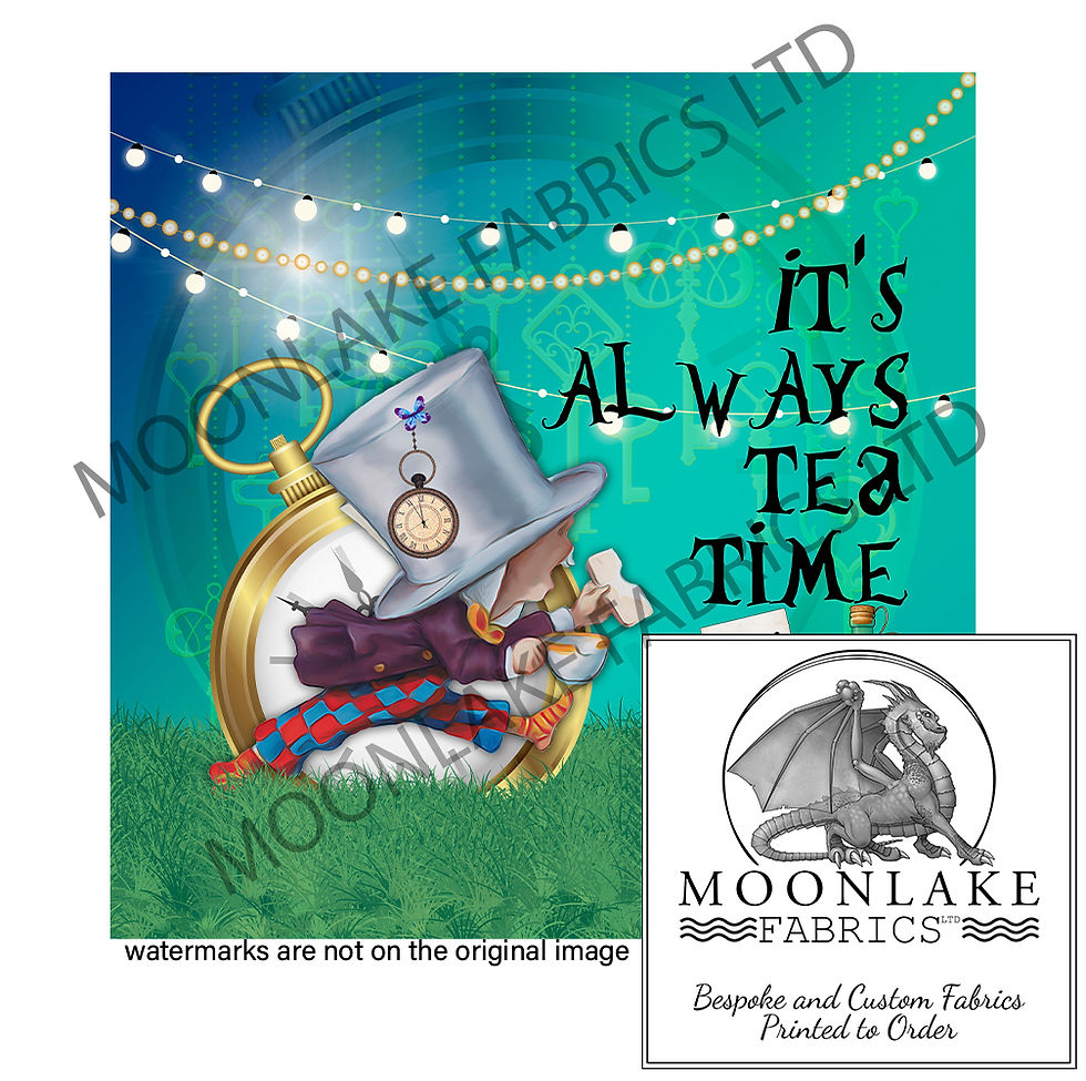 Mad Hatter Sandwich Green Background