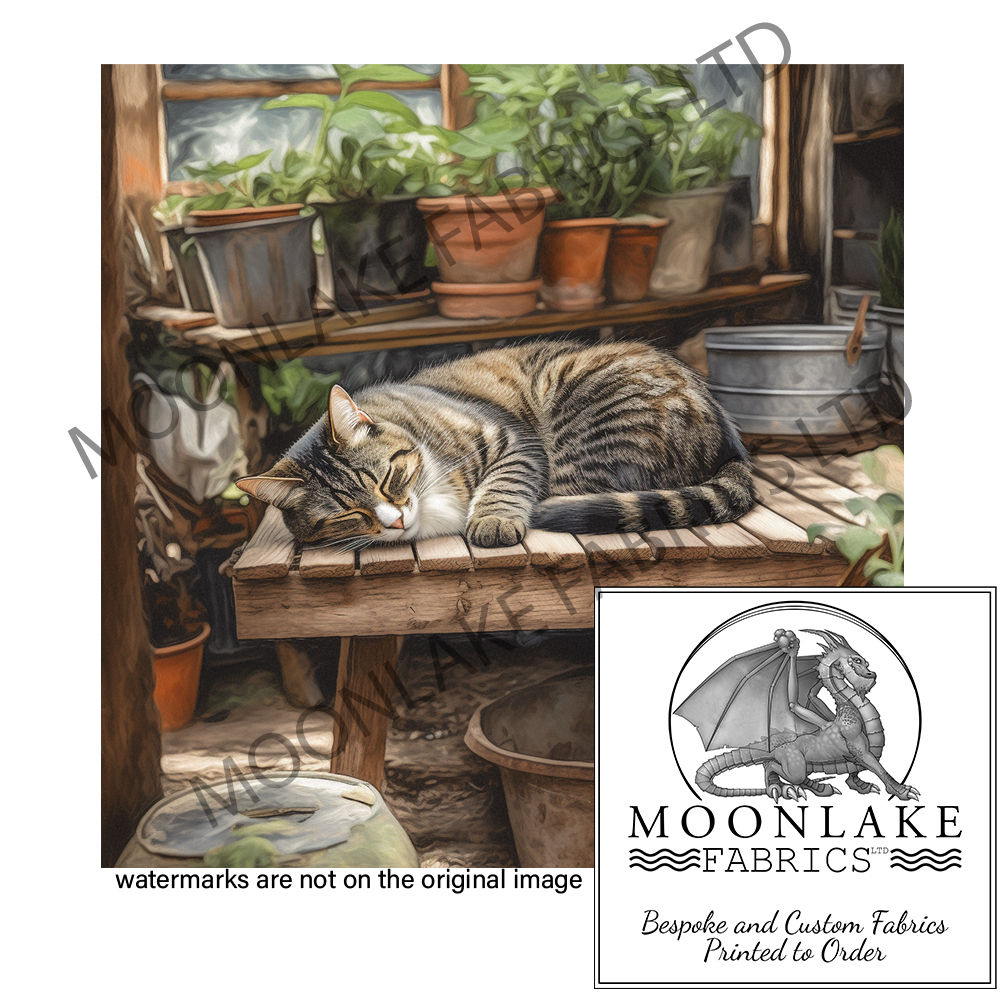 Sleeping on the Potting Shed Table
