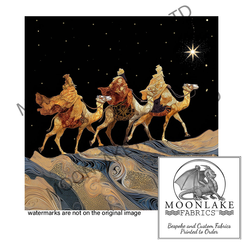 Abstract Three Wise Men Klmit Style