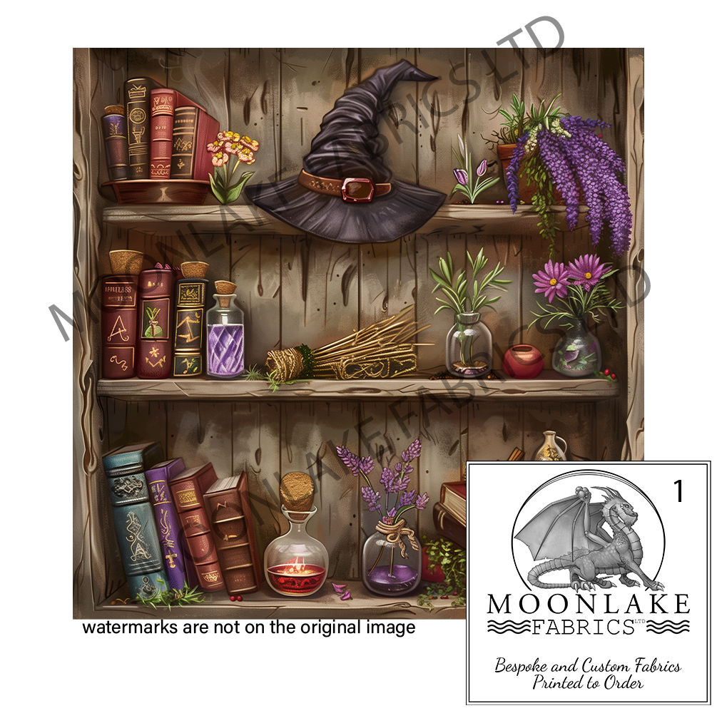 Witches Book Shelf no1