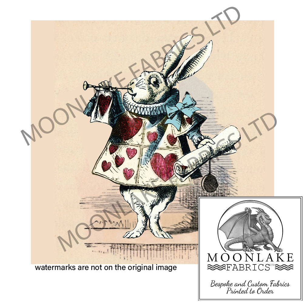 A very Vintage with Grungy Look White Trumpet Rabbit