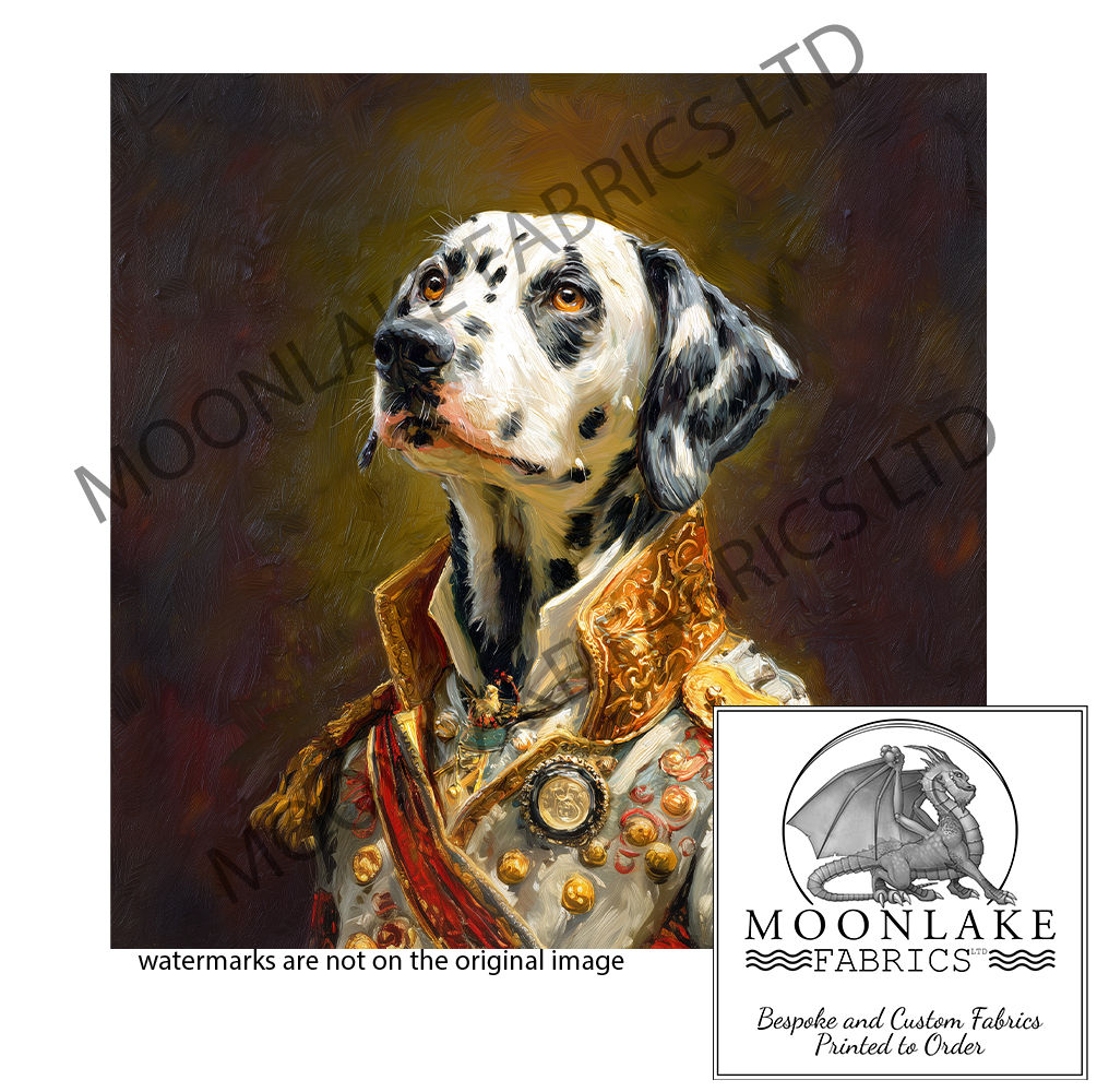 Dalmatian Monsieur Jacques Fabric Panel,