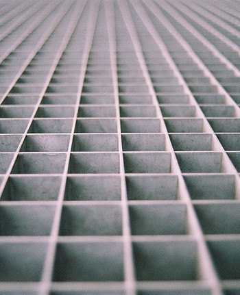 Steel grating grillage grid metal. Made