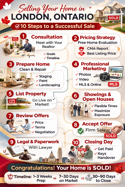Selling Steps 卖房流程