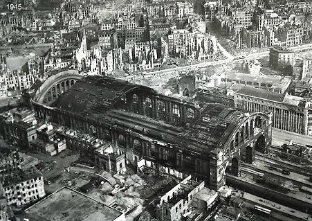 Anhalter Bahnhof 1945-déambulations européennes