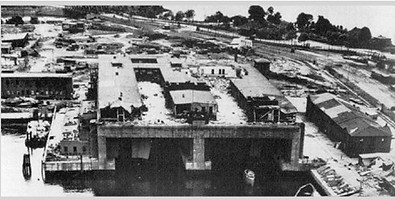 Bunker à U-boots Elbe II-Hambourg- déambulations européennes