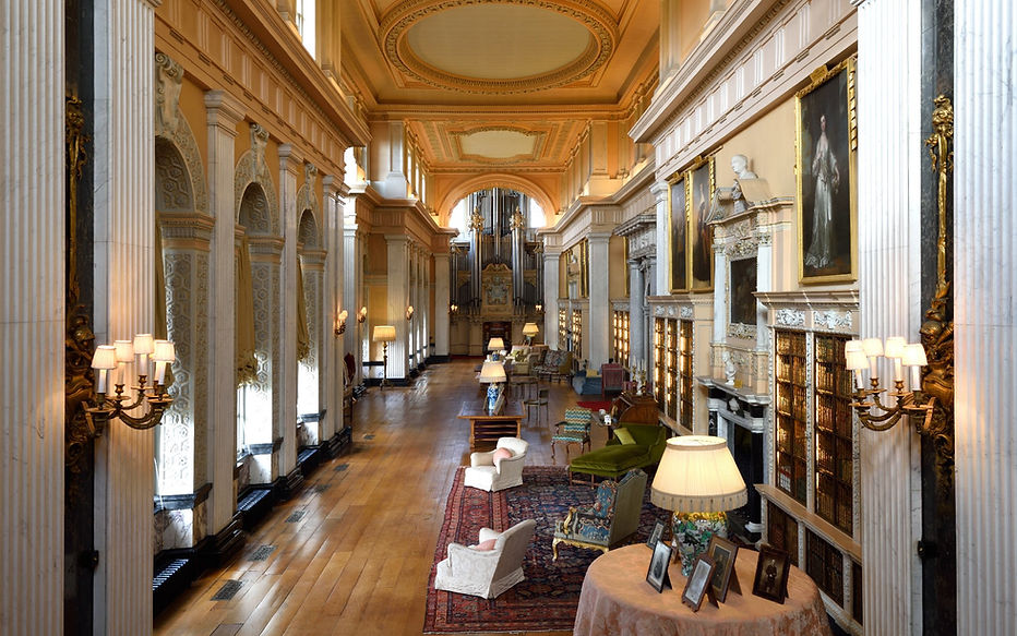 Longue Bibliothèque Blenheim-déambulations européennes