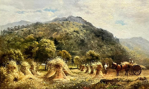 Moissons, peinture victorienne-déambulations européennes