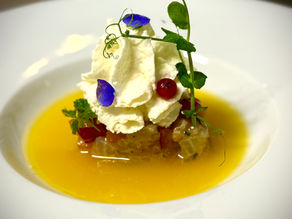 Ceviche de bar aux fruits frais