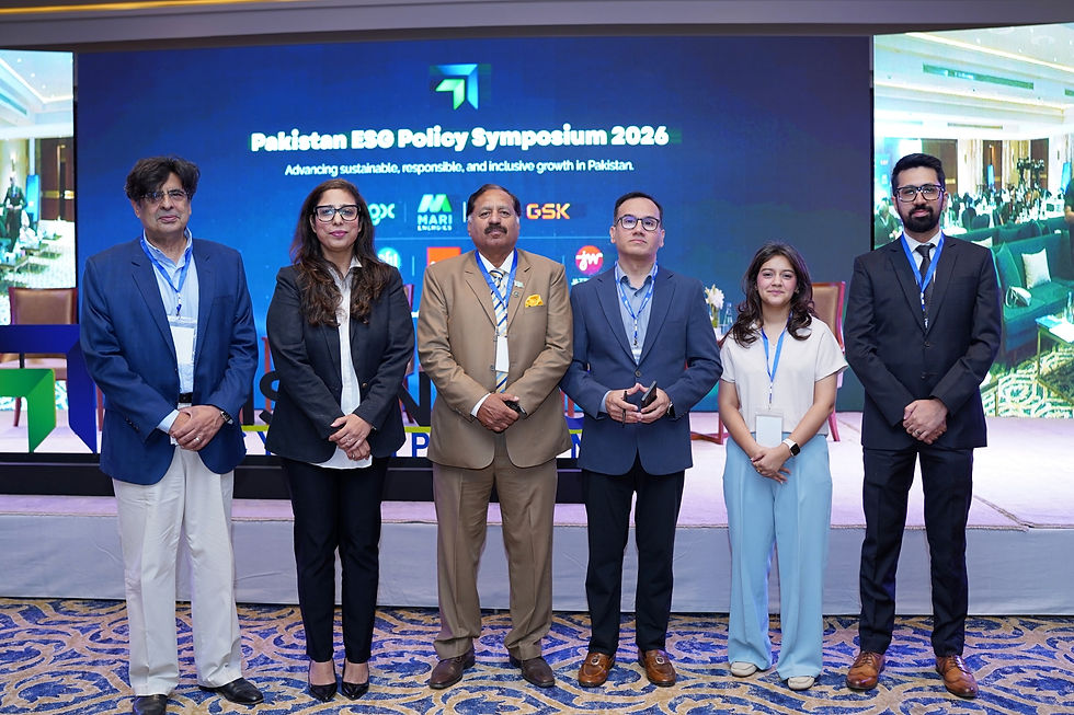 Engro, GSK, Spencer West at Pakistan ESG Policy Symposium 2026