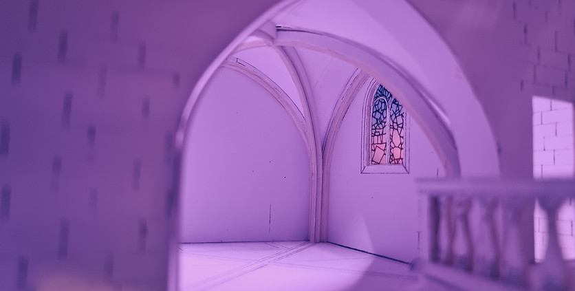 Blood Wedding, set in France, White Card Model