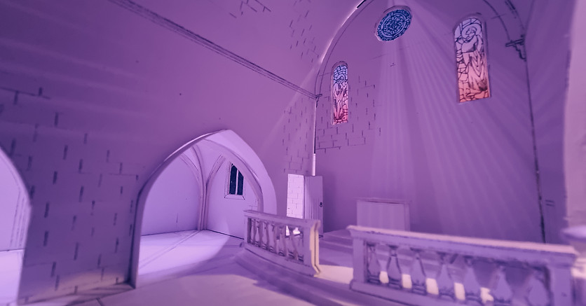 Blood Wedding, set in France, White Card Model