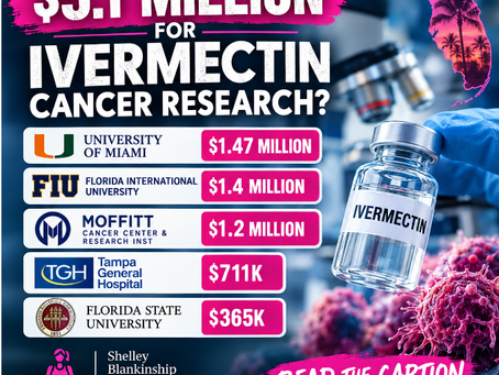 $5.1 MILLION TO STUDY IVERMECTIN & CANCER? 👀