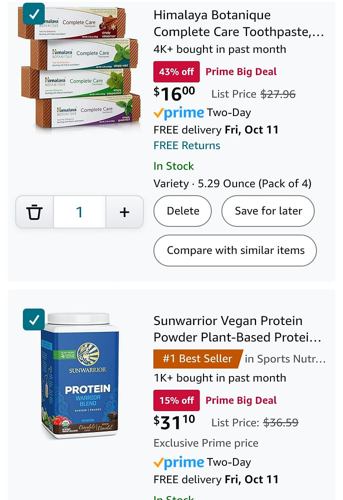 Amazon Prime Day Deals on Clean Living