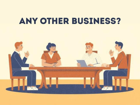 Why I stopped leaving "Any Other Business" to last in meetings